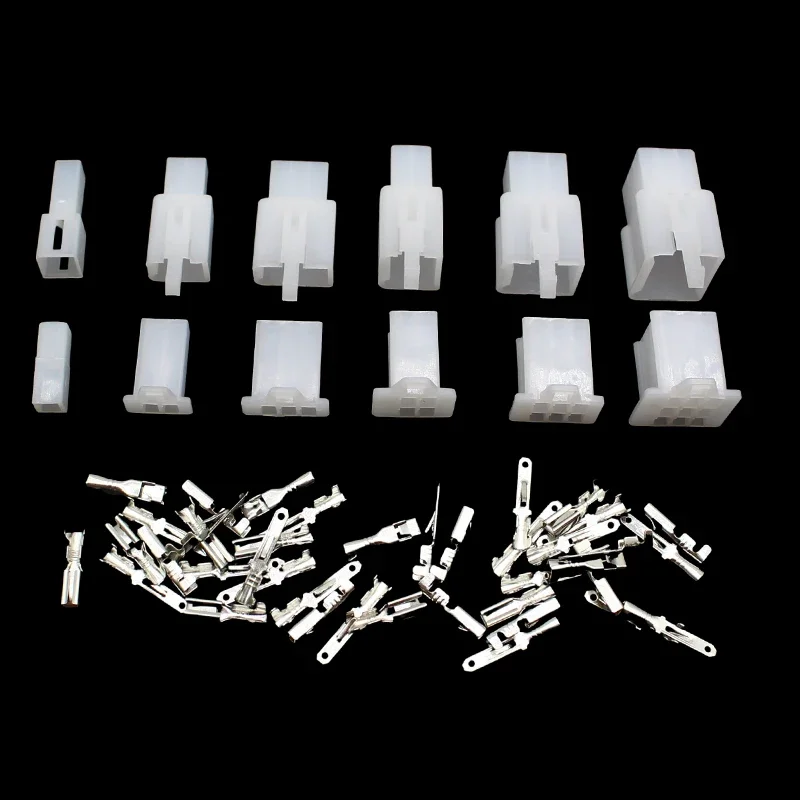 10 satz/los 2,8mm 2/3/4/6/9 pin Automotive 2,8 Elektrische draht Stecker Männlich Weiblich kabel terminal stecker Kits Motorrad ebike auto Image