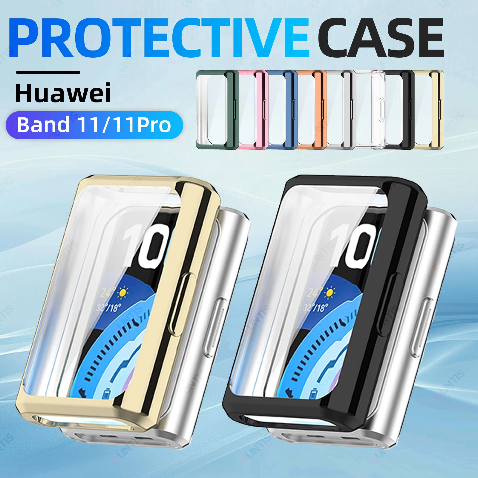 Hülle für Huawei Band 11, weiche TPU-Displayschutzfolie, rundum schützender Stoßfänger für Huawei Band 11 Pro, Zubehör Image