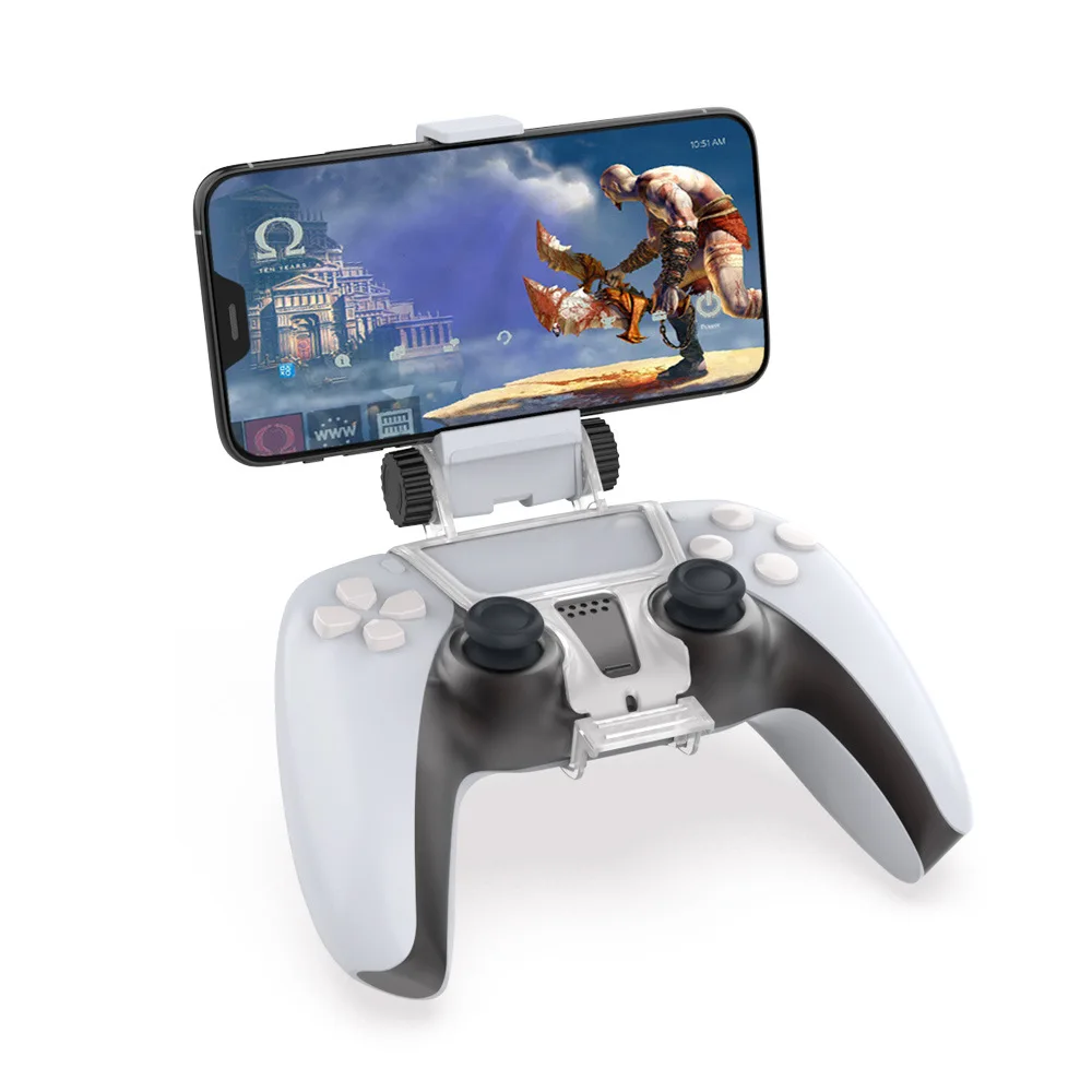 for PS5 Accessories Smart Phone Clip Clamp Stand Bracket for Sony PlayStation 5 Dualshock 5 Controller Holder for PS5 Mount