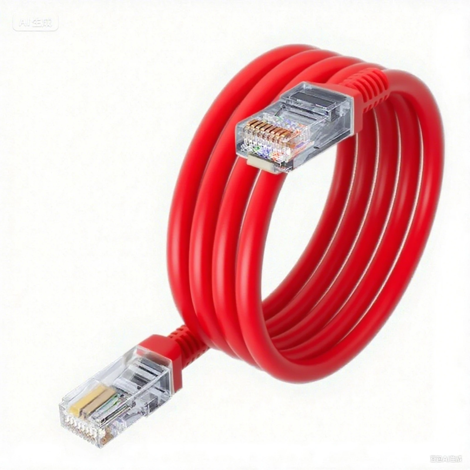 UTP Cat6 Ethernet-Patchkabel mit RJ45-Stecker Rot Geeignet für Router 2M 3M 20M 25M Image