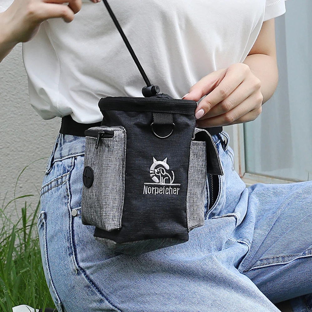Outdoor-Trainingstasche für Hunde, Hundegürteltasche, Therapietasche, multifunktionale Haustiertasche, Leckereitasche für Haustiere, Zug, Snack, Belohnung, Hüfttasche, Haustiertasche Image