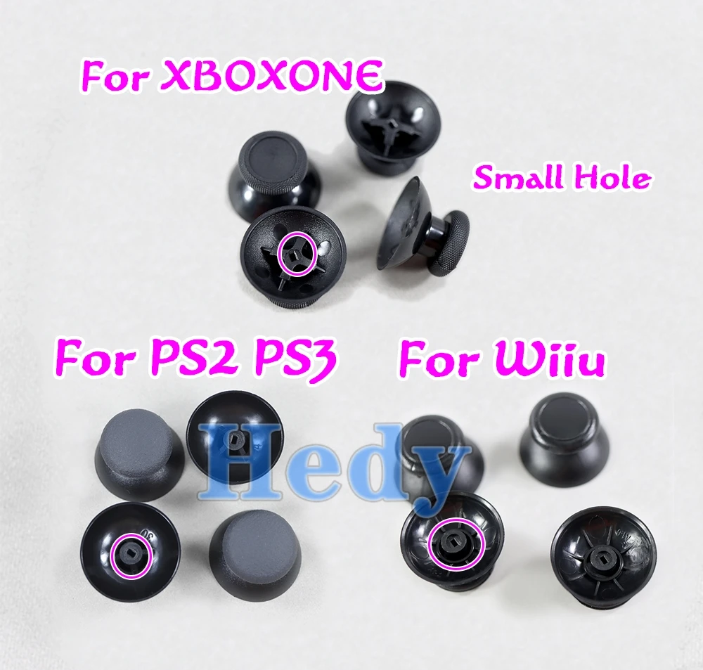 5 Stück für ps2 ps3 3d analoger Joystick-Stick für Xbox ein kleines Loch Kappe Daumens tifte Kappen Pilz für Xboxone Wiiu Wii U