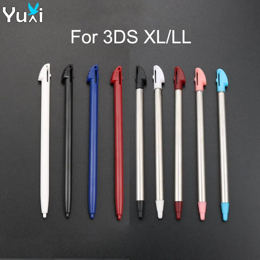 Yuxi 10 stücke kunststoff und metall touchscreen stift für 3ds xl ll spiel zubehör Image