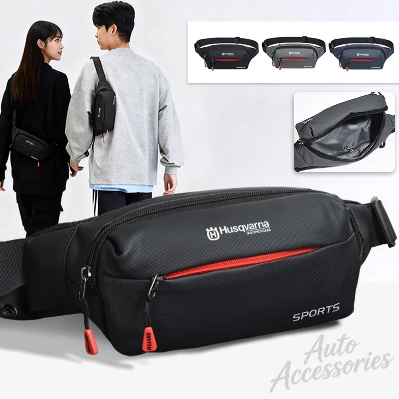 Lässige Reise-Handytasche für Männer und Frauen, Hüfttasche, Reise- und Wandertasche, Brusttasche für Husqvarna 701 Svartpilen Vitpilen 401 Supermoto Norden 901 Image