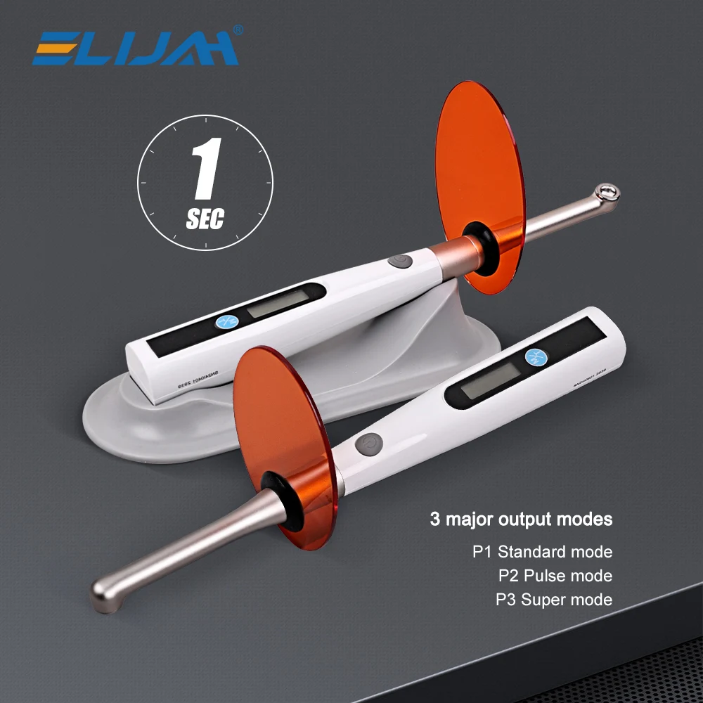 Dental-härtende LED-Lampe, kabellos, 1 Sekunde Heilung, Licht 800–1400 mW/cm2 Zahnmedizin-Ausrüstung Image