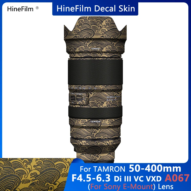 Hinefilm Skin für Tamron 50-400 Sony Objektivhaut für Tamron 50-400 mm F/4,5–6,3 Di III VXD Objektivaufkleber 50400 Wickelabdeckung 50 400 Image
