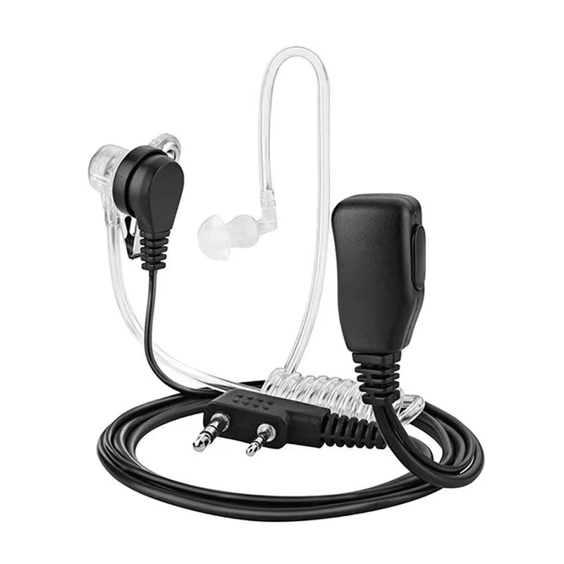 Baofeng Luftschlauch-Ohrhörer Walkie-Talkie Headset mit Mikrofon 2-Pin K-Typ für UV-5R DM-32 Zwei-Wege-Funkgerät Quansheng UV-K6 UV-K5 UV-K5 Image