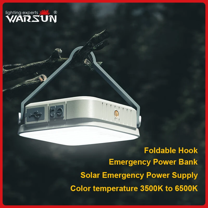 Warsun CP36 Campinglampen SMD Wiederaufladbare Outdoor-Hängelampen Tragbare Arbeitsleuchte Wartungsbeleuchtung Image