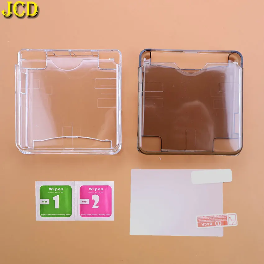 Jcd klare kristall abdeckung hülle schutzhülle gehäuse für gameboy advance gba sp spiel konsole Image