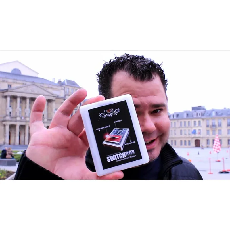 SWITCHBOX (Gimmick+Online-Anleitung) von Mickael Chatelain Illusions Close up Magic Card Magic Tricks Magia Toys Classic Image