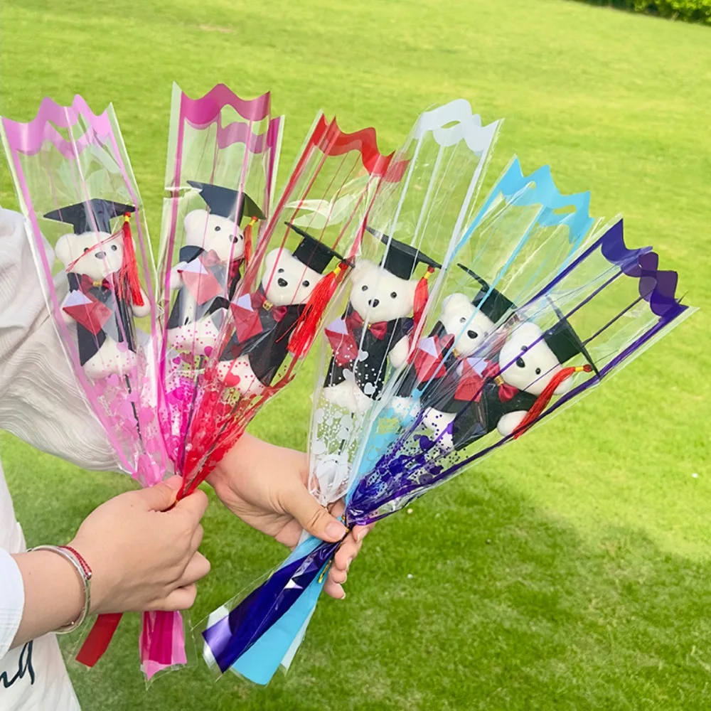1/3/5 Stück kleiner Bärenstrauß, Geschenk für den Abschluss, Lehrertag, Geschenk für Lehrer und Klassenkameraden, Karnevalsparty-Geschenke zum Gedenken Image