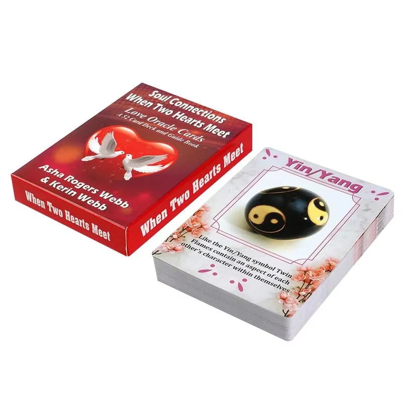 Soul Connections When Two Hearts Meet Love Oracle Cards 52 Wahrsagekarten Image