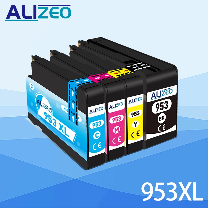 ALIZEO Für HP 953XL 953 XL HP953 Kompatible Tintenpatrone für HP Officejet Pro 7740 8210 8710 8720 8725 8740 Drucker Image