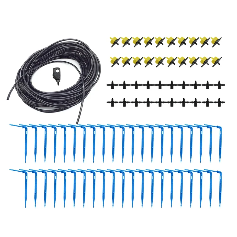 Gewächshaus Tropf Bewässerung 2L/4L/8L 2-weg Drip Pfeil kit Garten Bewässerung system topfpflanzen Bewässerung kit 20 Sets Image