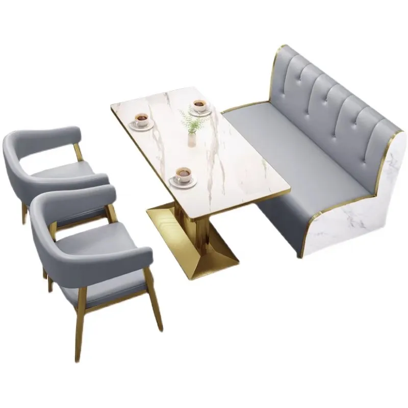 Kommerzielle Sitzgruppen mit Sofa, Esstisch und Stühlen