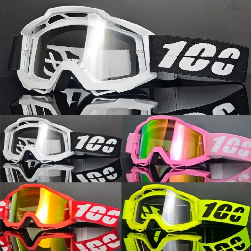Motocross-Brille mit PC-Linse, winddicht, staubdicht, Skibrille für Outdoor-MX, Dirt Bike, Schneesport Image