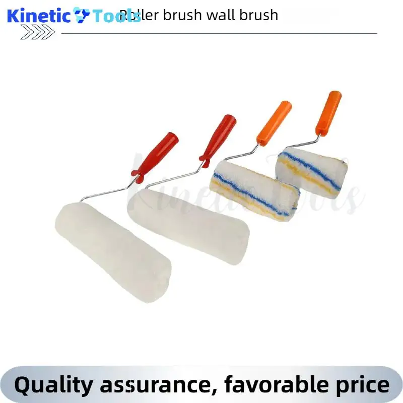 4/6/8/9 Zoll Mini-Farbroller-Set, wiederverwendbare Polyester-Farbrollerbürste für Hotelwand-Eckenmalerei-Werkzeug Image
