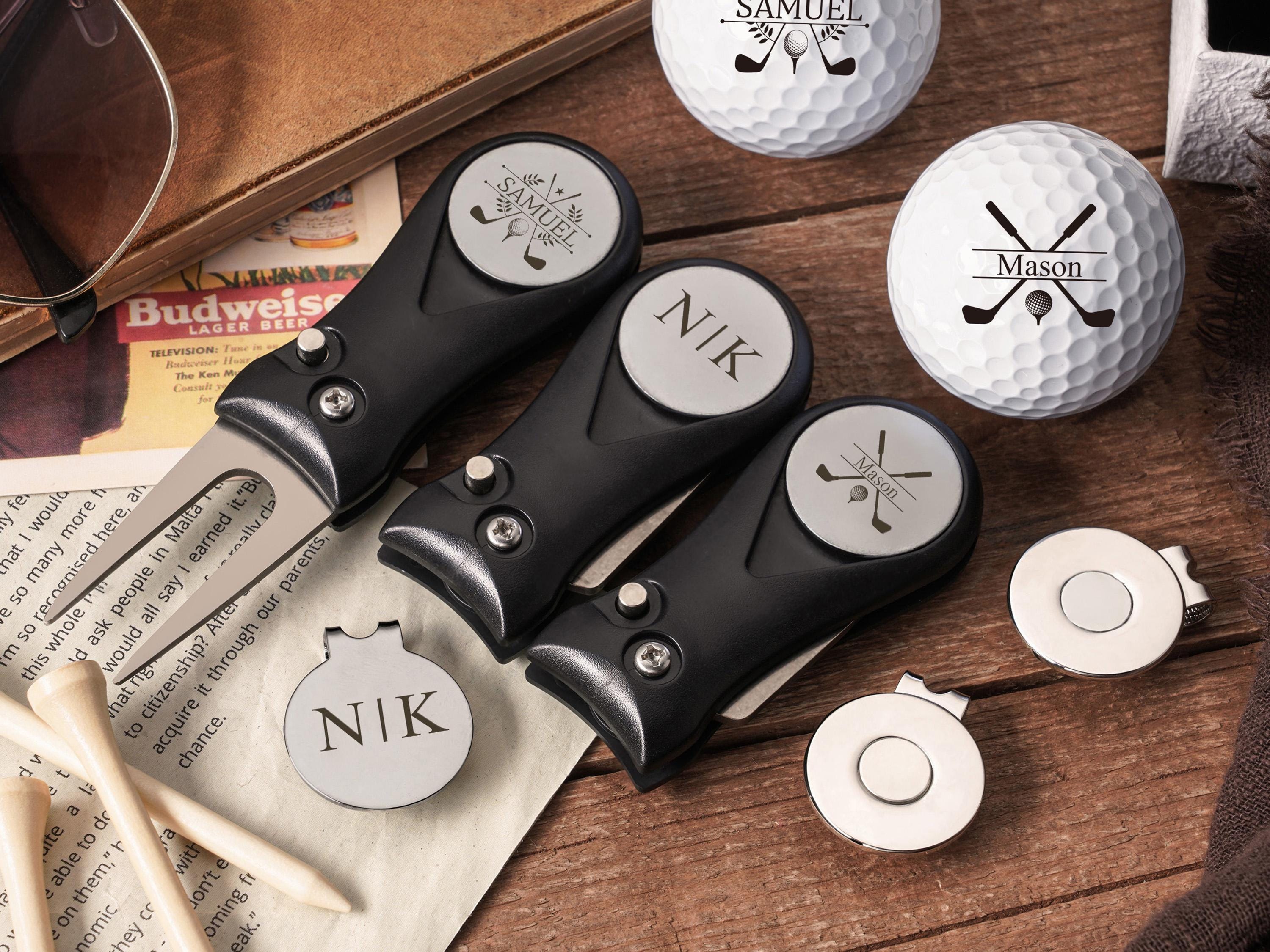 Set di attrezzi da golf personalizzato per testimoni dello sposo, regali da golf personalizzati, regali per testimoni dello sposo, segnapalle in regal