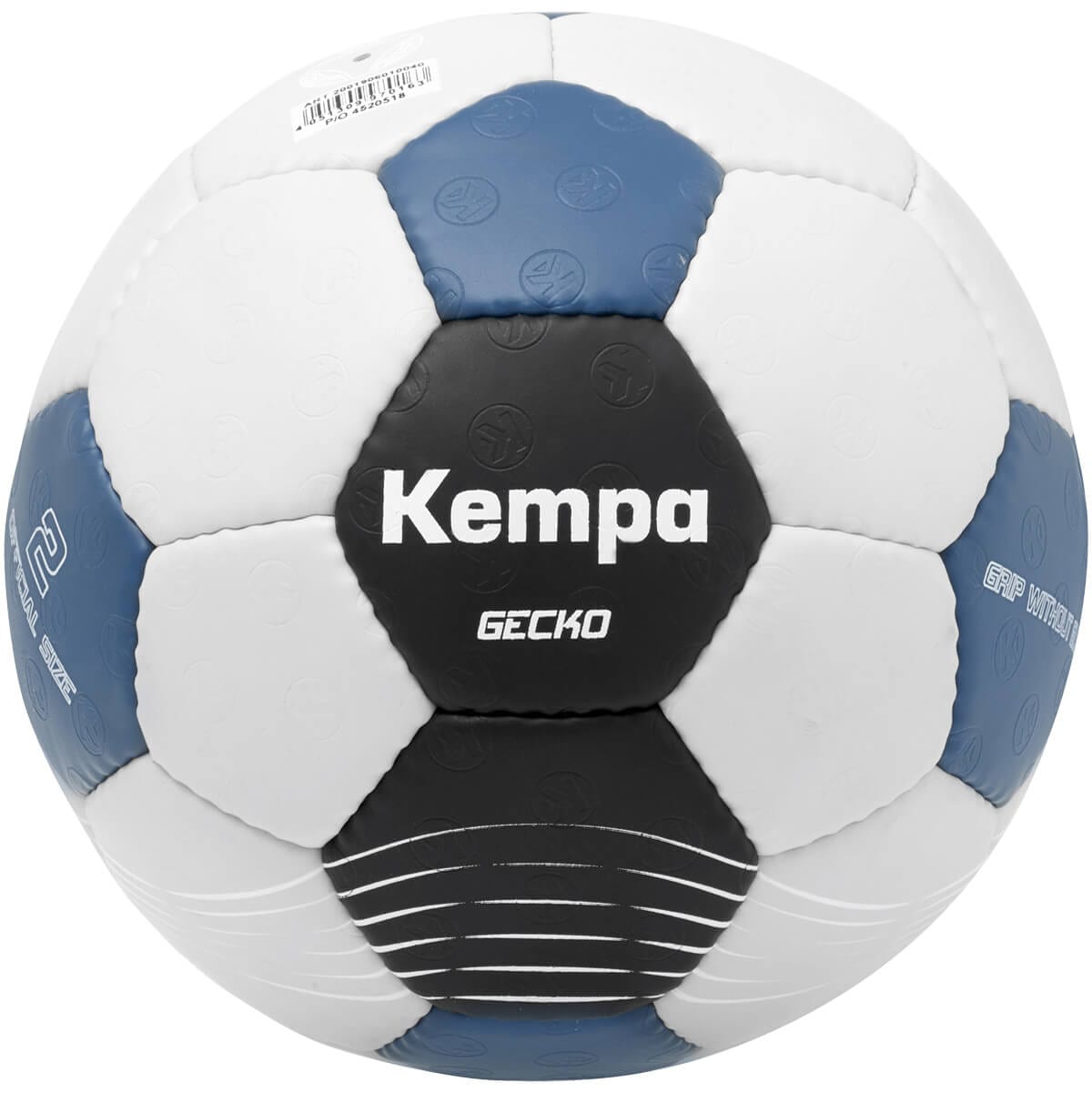 Handball KEMPA "Handball Gecko Kids" Gr. 2, grau (grau, blau), Bälle, Kinder, 2