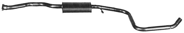VEGAZ Mittelschalldämpfer fs250 mitte für Ford Image