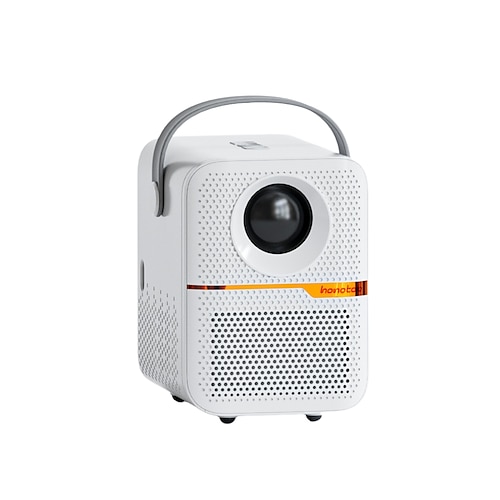 tragbarer Projektor P10, intelligenter Mini-Projektor mit 6K-Dekodierung Android 10.0, 180 ANSI Lumen, 2,4-GHz-WLAN-Projektor für Heim- und Outdoor-Anwendungen, unterstützt 4-Punkt-Trapezkorrektur Image