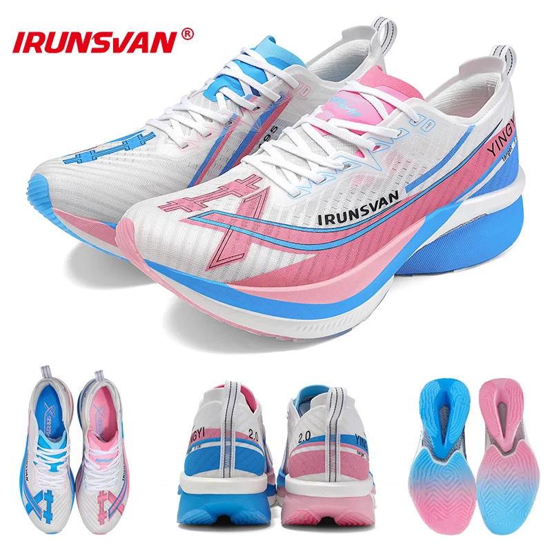 IRUNSVAN Shadow Wing 2.0 Carbon Outdoor Marathon Laufschuhe Herren 2024 Sportschuhe Original Trendy Casual Unisex Sneakers