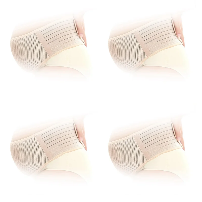 MACH-4X Umstandsstützgürtel, atmungsaktiv, für die Schwangerschaft, Bauchband, Bauchbinde, verstellbarer Rücken/Pelvic-Unterstützung – L Image