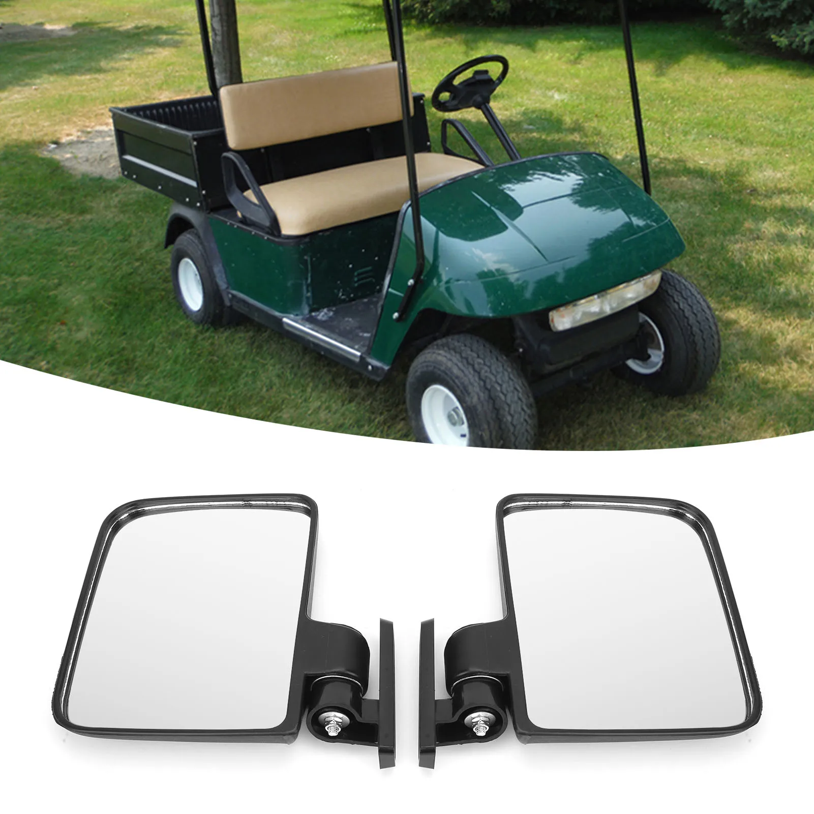 Club Car Seitenspiegel, konvexe Rückspiegel, einfache Installation, passend für Yamaha Image
