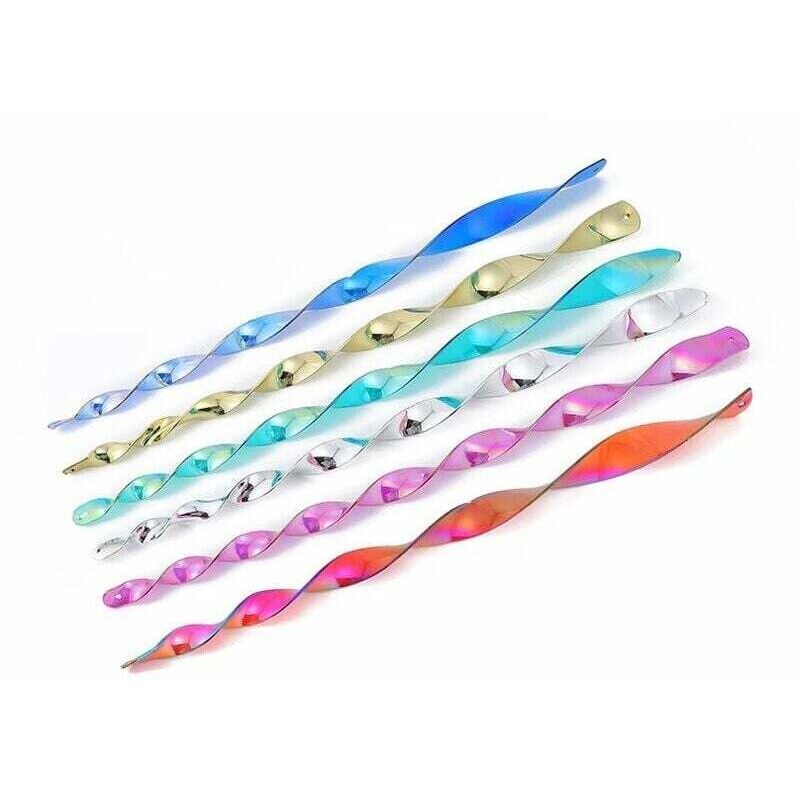 Odipie - Repellente Per Uccelli, 12 Pezzi Spaventapasseri Per Uccelli Spaventapasseri A Spirale Vento Riflettente A Spirale Rotante Per Spaventare Uccelli, 6 Colori (30cm)