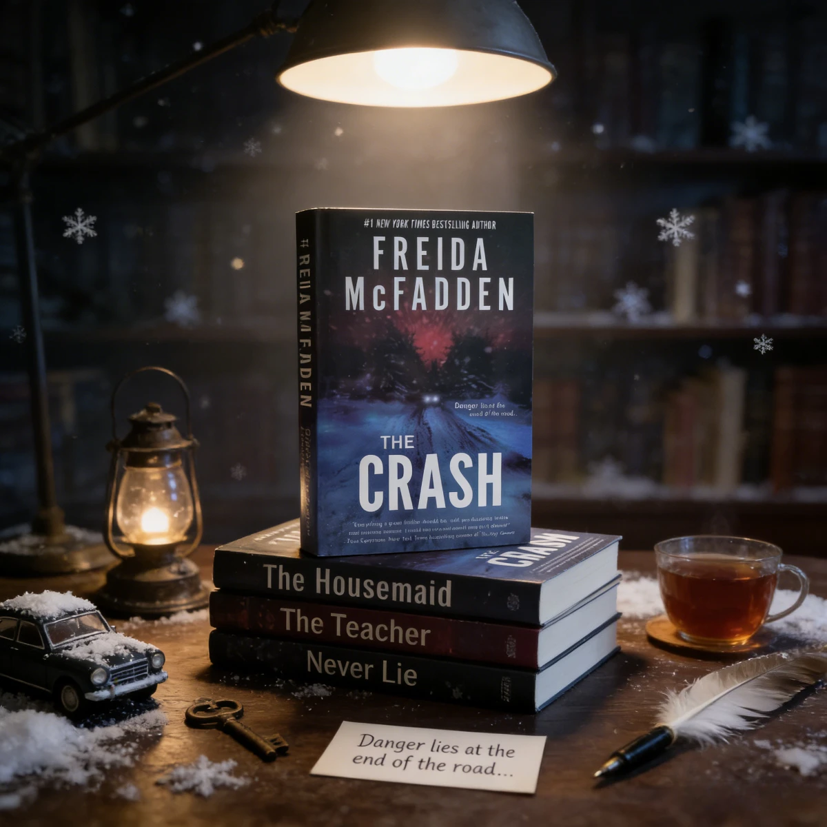The Crash von Freida McFadden: Psychologischer Thriller, Schnee-Mysterium, Schwangerschafts- und Überlebensgeschichte mit erstaunlichen Drehungen Image