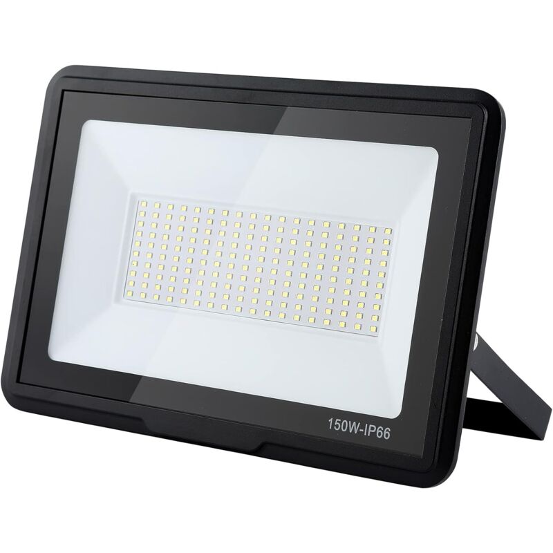 Faretto Led Da Esterno 150w, Faretto Led Da Esterno Super Luminoso 15000lm, Faretto Led Da Esterno Impermeabile Ip66, Faretto Led Bianco Freddo 6000k Per Garage, Giardino, Terrazza, Cortile (150w)
