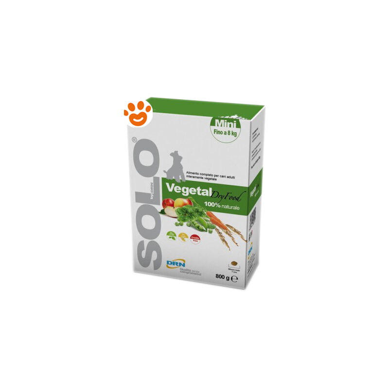 Drn - Dog Solo Vegetal Adult Mini Dog Solo Vegetal Adult Mini - Sacco Da 800 Gr
