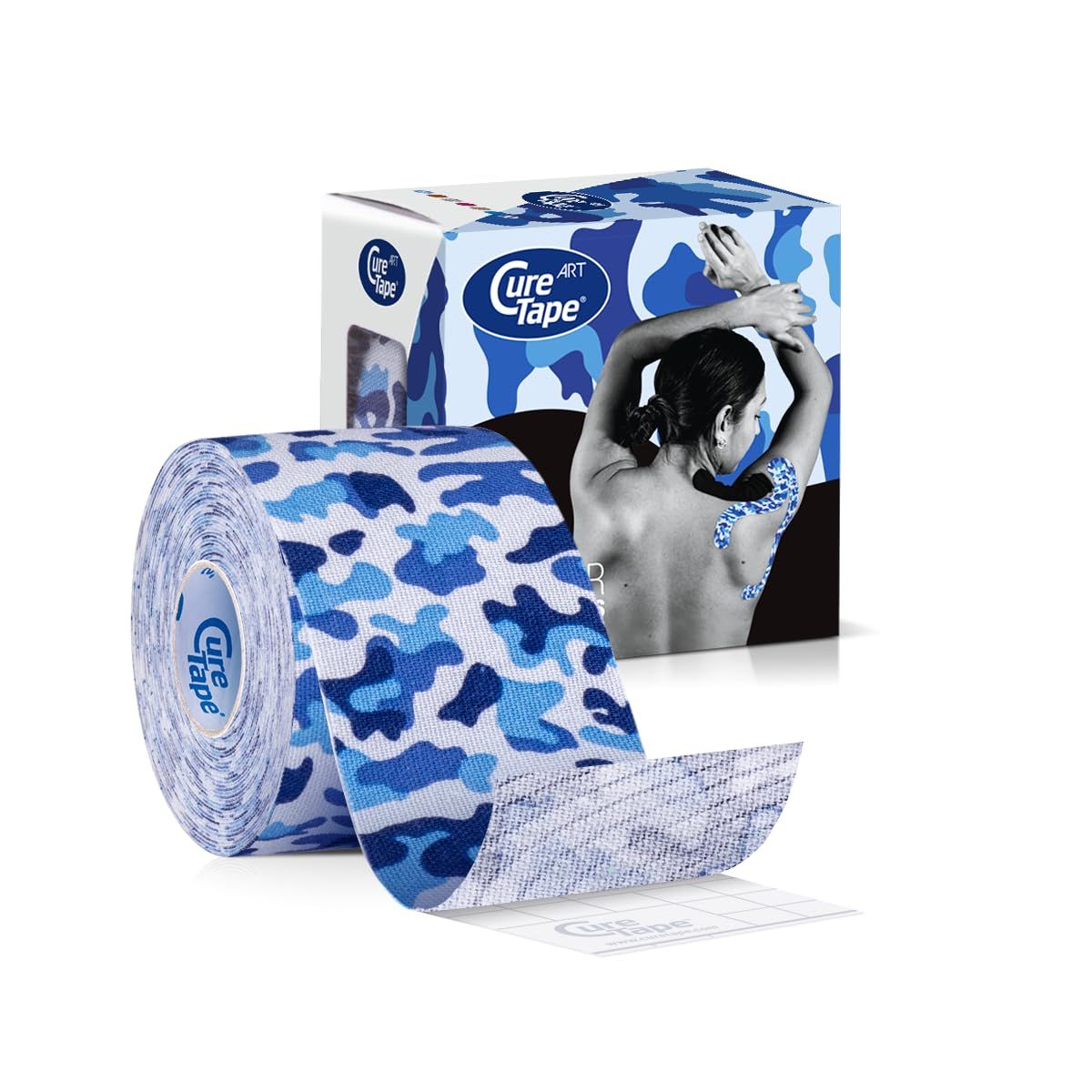 CureTape nastro kinesiologico Army Blue 1 St