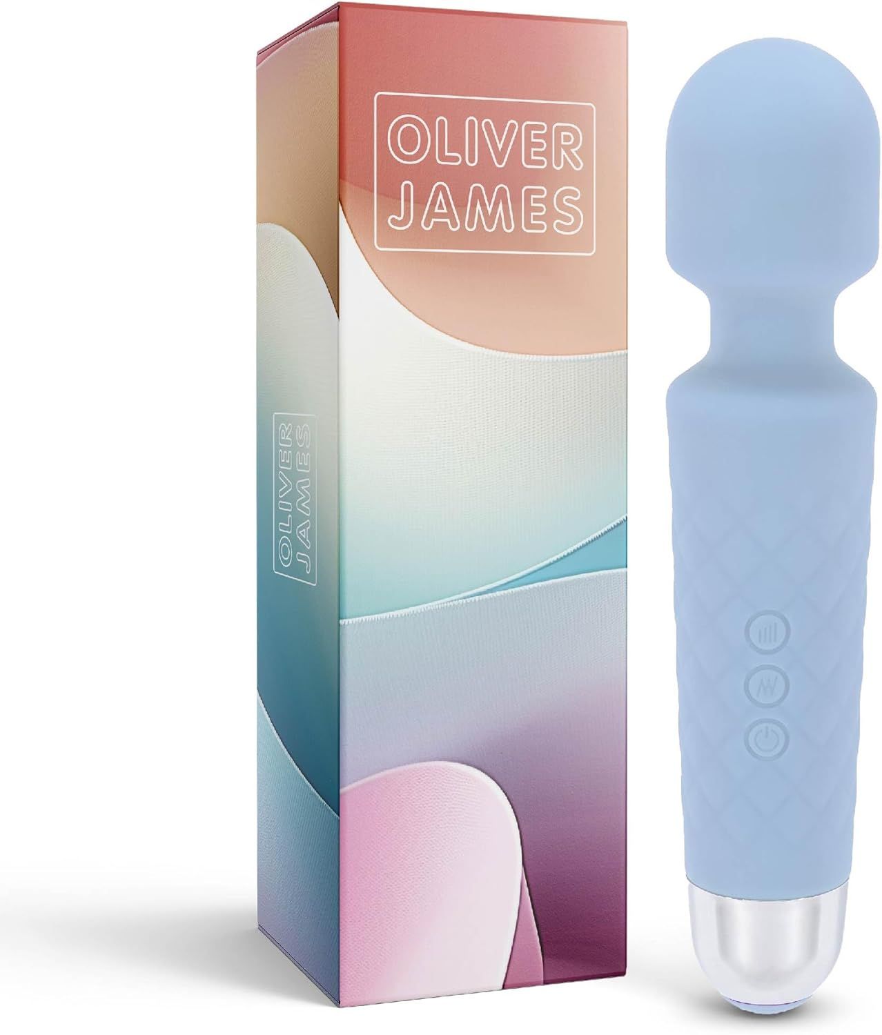 Oliver James Vibratore per donne – Silenzioso e potente, colore azzurr