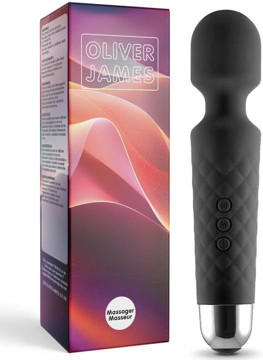 Oliver James Vibratore per donne – Silenzioso e potente, colore nero 1