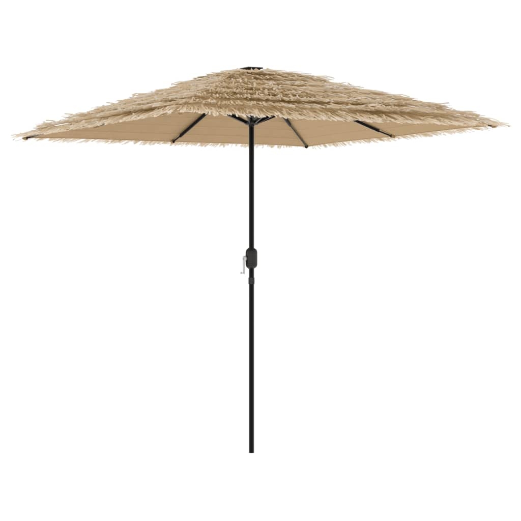 Helloshop26 - Brauner Polyester-Gartenschirm 248 x 248 x 248 cm UV- und Regenschutz modernes Design 02_0056385 Image