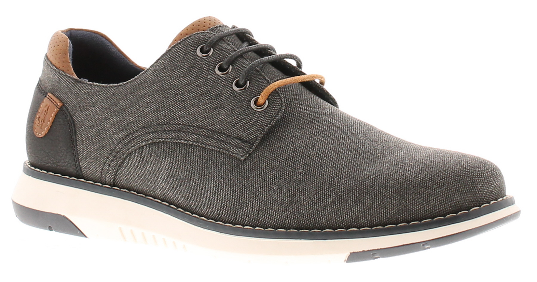 Hush Puppies Herren Schuhe Canvas Memory Foam Bruce grau