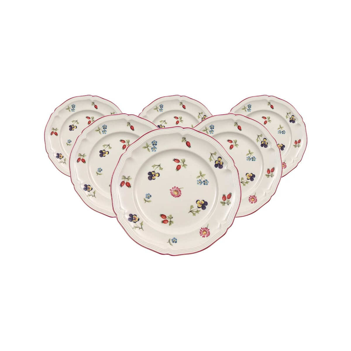 Villeroy & Boch Petite Fleur Brotteller ø 17,4 cm 6er Set Image