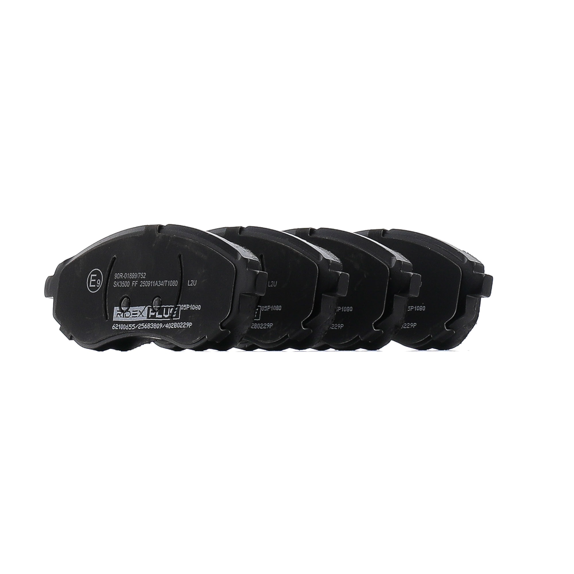 RIDEX PLUS Bremsbelagsatz CHEVROLET,DAEWOO,PROTON 402B0229P 96534653,PW892497,101860099 PC351112,PW891729