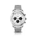 Sekonda Men's Quartz Watch with White Dial Chronograph Display and Silver Stainless Steel Bracelet 3417.71