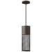 Aria 15 3/4" High Buckeye Bronze LED Outdoor Hanging Light