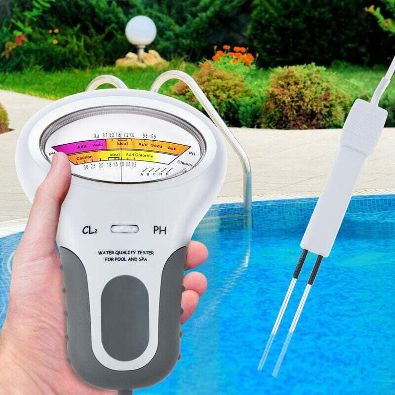 Dispositivo Per Test Della Qualità Dell'acqua 2 In 1 Pc-102 Tester Ph Per Piscina Spa Tester Per Cloro Acqua Ph Misuratore Di Cloro Misurazione Cl2