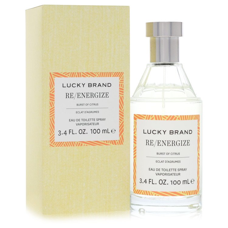 Lucky Brand Re/energize For Men By Lucky Brand Eau De Toilette Spray 3.4 Oz
