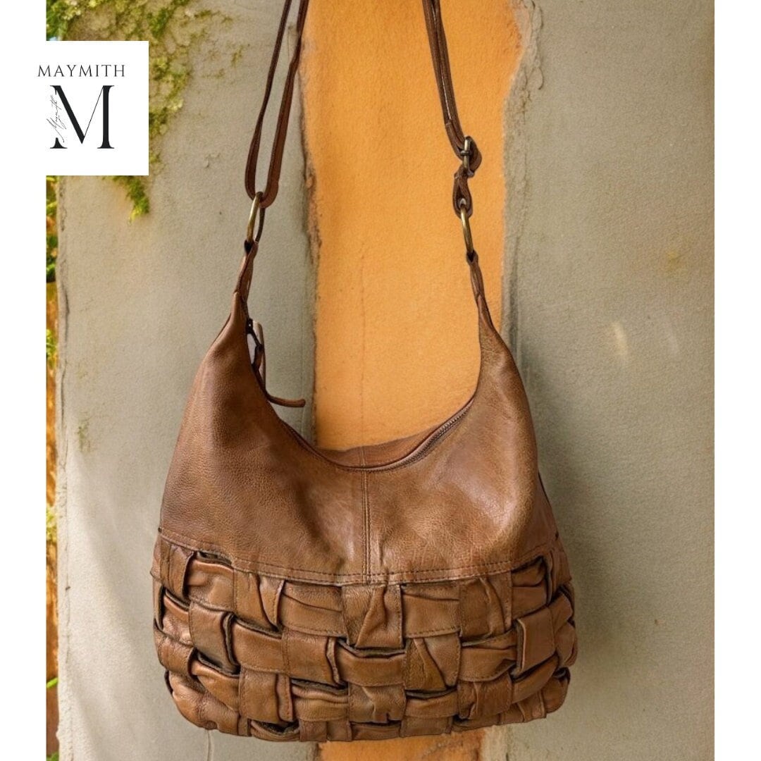 Borsa in pelle | Borsa in pelle realizzata a mano | Borsa da donna | Borsa da donna | Pelle di alta qualità | Borsa lavata | Borsa a tracolla | Stile