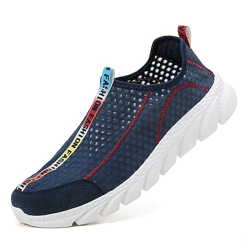 Weiße Herren-Sneaker zum Hineinschlüpfen, lässig, leicht, atmungsaktiv, bequem, weiches Low-Top-Schuhwerk für Alltag, Reisen, Pendeln und Wochenendausflüge. Image