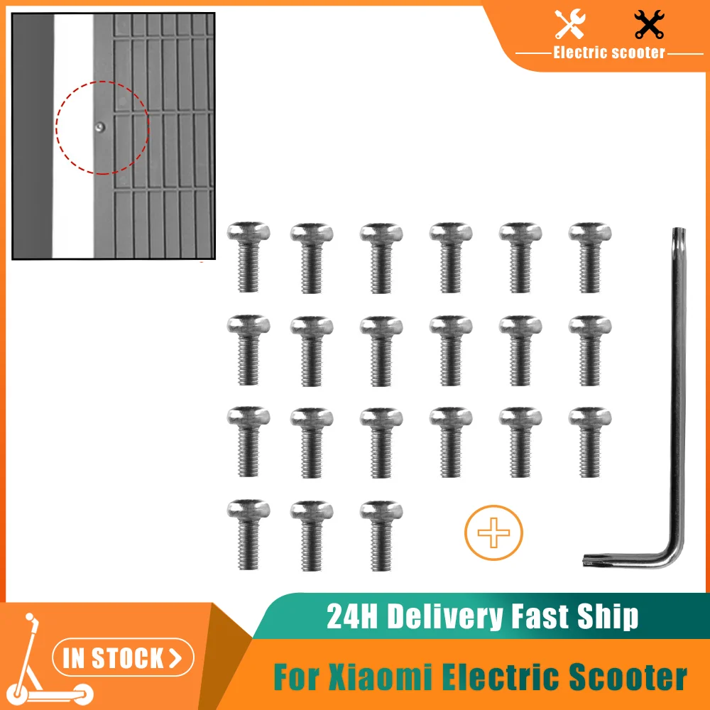 17/21PCS Hohe Qualität Roller Bolzen Zubehör Für Xiaomi M365/Pro/Pro2 Elektrische Untere Batterie Abdeckung edelstahl Schrauben Reparatur Teil Image