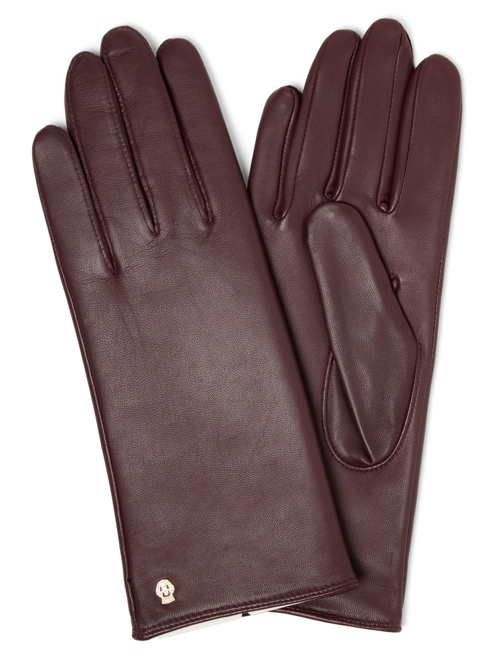 ROECKL Lederhandschuhe mit Cashmere-Anteil Damen bordeaux, 7.5 Image