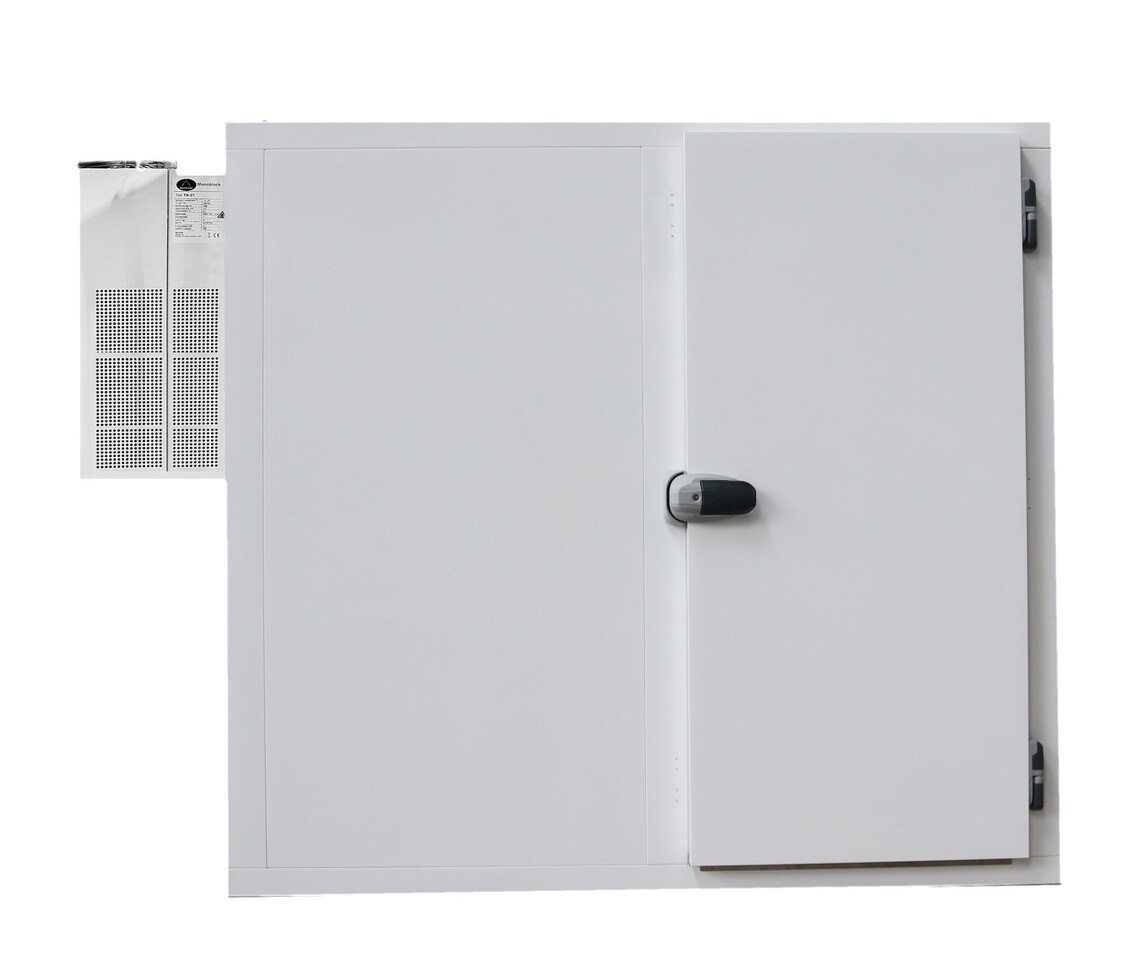 Wimar Kühlzelle Gastro | 1500x1500x2210 mm | 3,7 m³ | mit Huckepackaggregat & Aufbau | Made in Germany |Gastronomie Kühlhaus Image