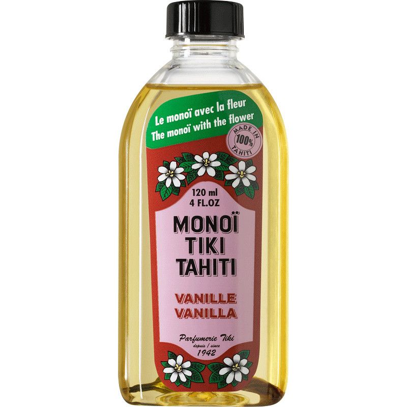 Monoi Tiki Tahiti - Vaniglia all'olio di cocco Tiarè 120 ml