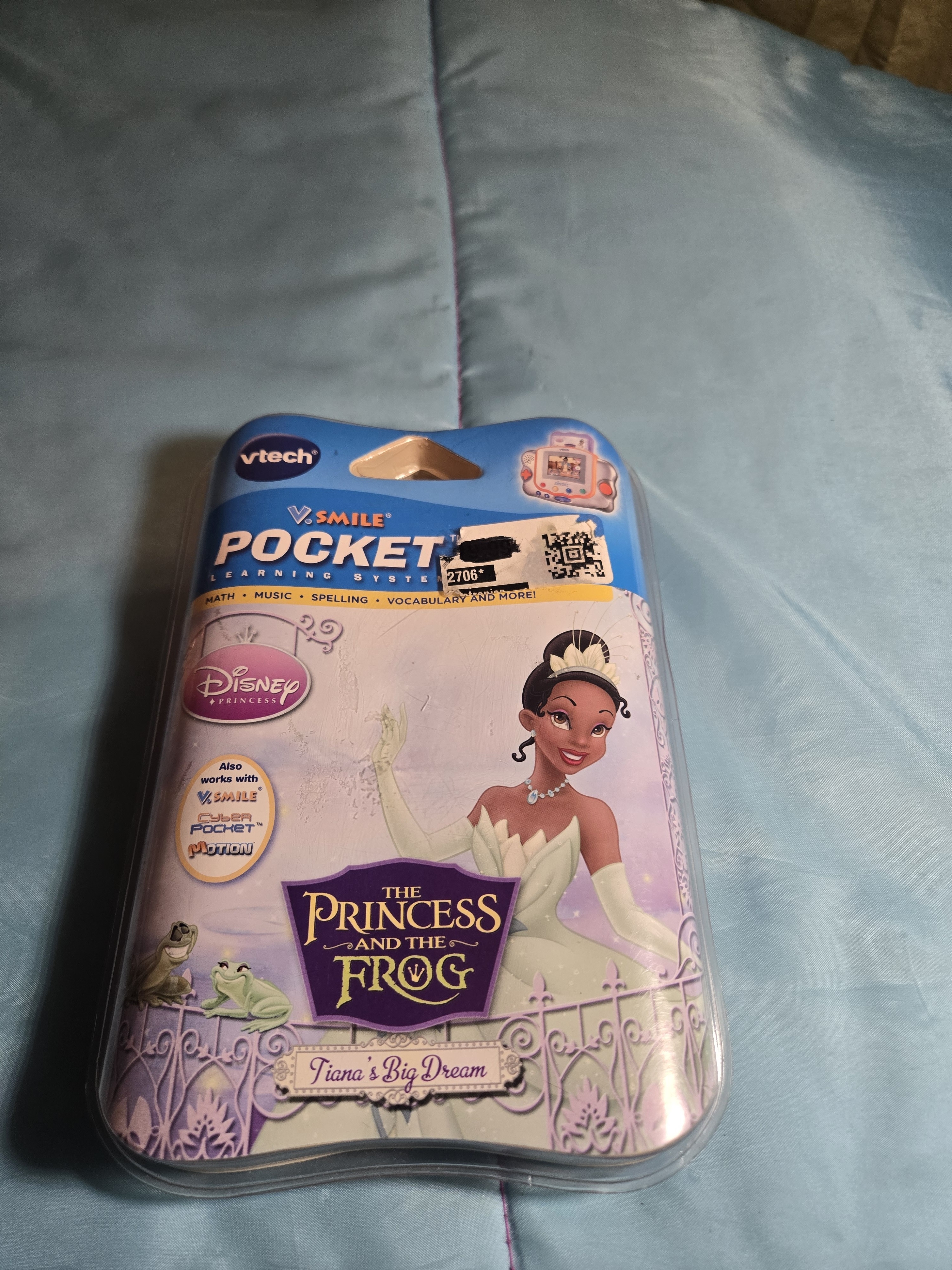 Disney Video Games & Consoles | Vtech V.Smile Pocket Learning System Disney Princess And The Frog 4-6 Years | Color: Green/Purple | Size: Os